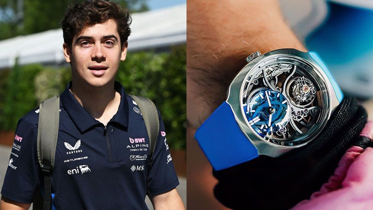 Franco Colapinto usará un lujoso reloj.