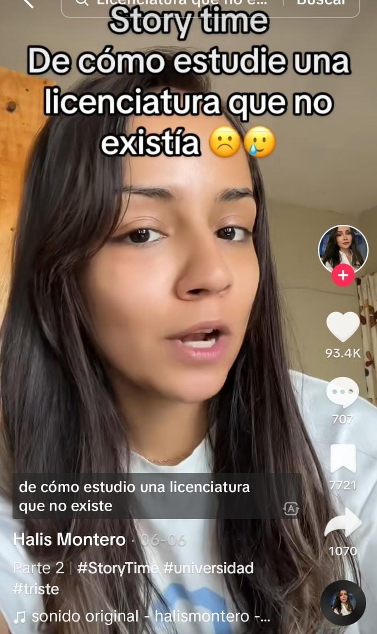 La joven mexicana de TikTok que estudió una carrera que no existe y se enteró de la peor manera. La joven mexicana de TikTok que estudió una carrera que no existe y se enteró de la peor manera.