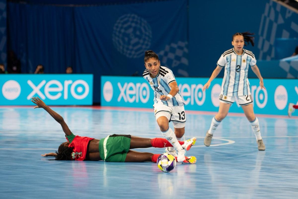 La mendocina Mail&eacute;n Romero brill&oacute; en el Mundial de futsal.
