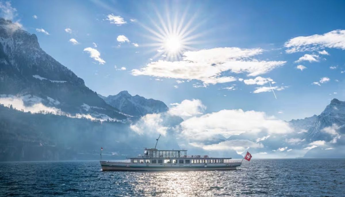 El lago Lucerna o de los Cuatro Cantones queda en Suiza. Imagen de My Switzerland. El lago Lucerna o de los Cuatro Cantones queda en Suiza. Imagen de My Switzerland.
