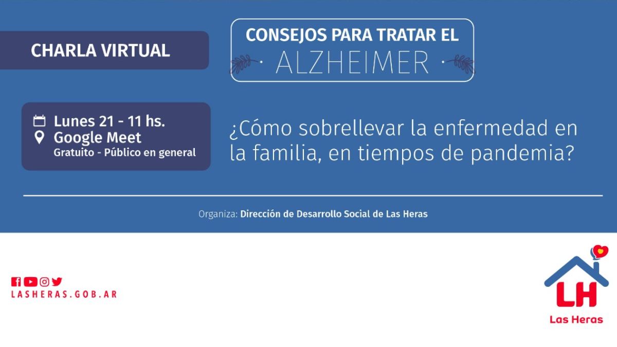 Día Mundial del Alzheimer: darán una charla en Las Heras