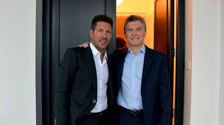 ¿De qué hablaron Macri y el Cholo Simeone?