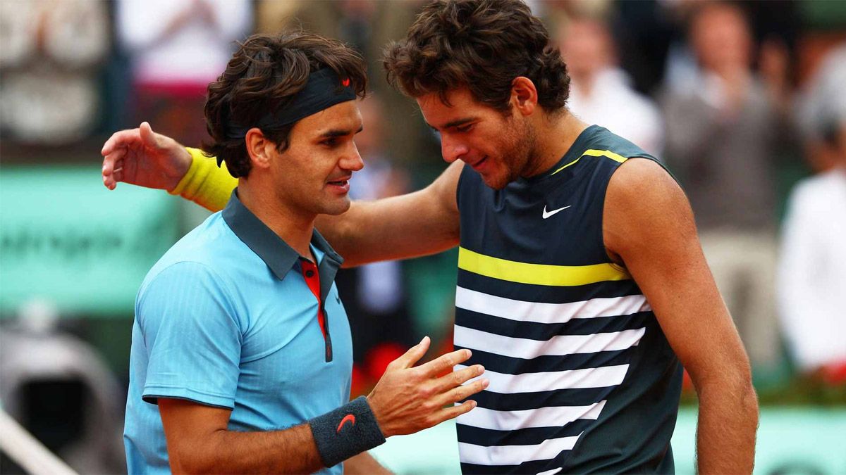 Roger Federer y una despedida especial de Juan Martín Del Potro