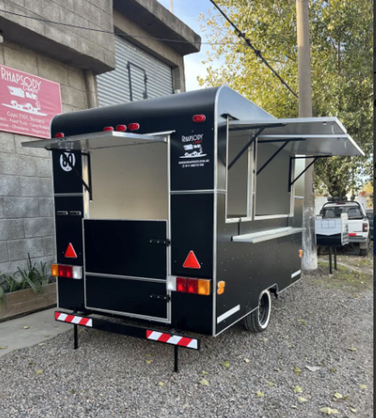 Así se entregan los food truck, sin ploteo. Así se entregan los food truck, sin ploteo.