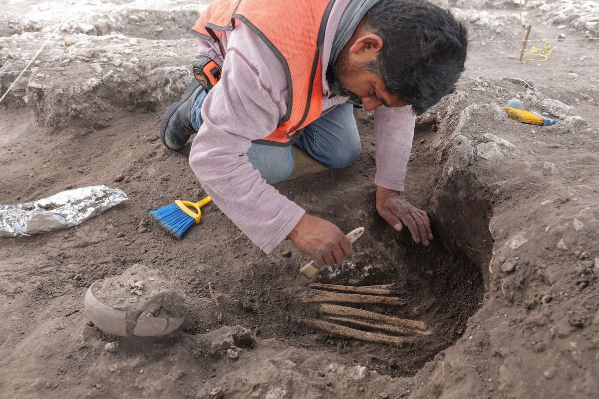 Las excavaciones llevaron a un descubrimiento descomunal. Las excavaciones llevaron a un descubrimiento descomunal.