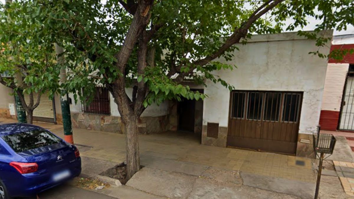 La casa donde ocurrió el crimen en Guaymallén. Foto: Google Street View. La casa donde ocurrió el crimen en Guaymallén. Foto: Google Street View.