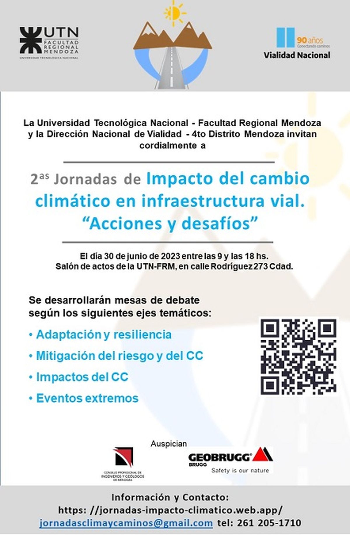 Las segundas jornadas se realizarán el próximo viernes 30 de junio en las instalaciones de la UTN.