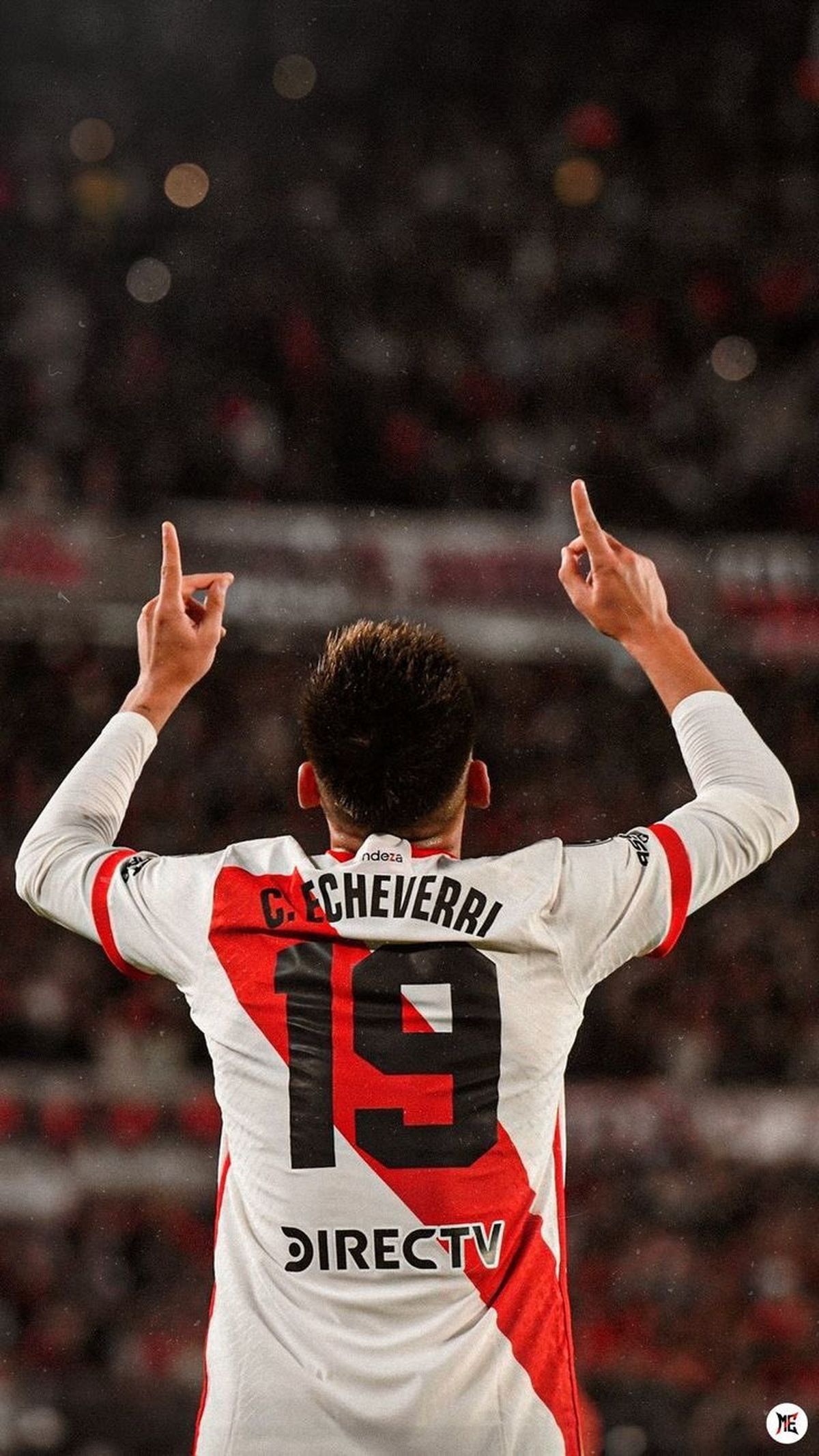 Claudio Echeverri fue el autor del gol de River en el empate ante Huracán. Claudio Echeverri fue el autor del gol de River en el empate ante Huracán.