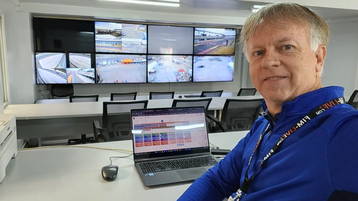 Durante una de las tantas carreras. En este caso, en San Juan. Durante una de las tantas carreras. En este caso, en San Juan.