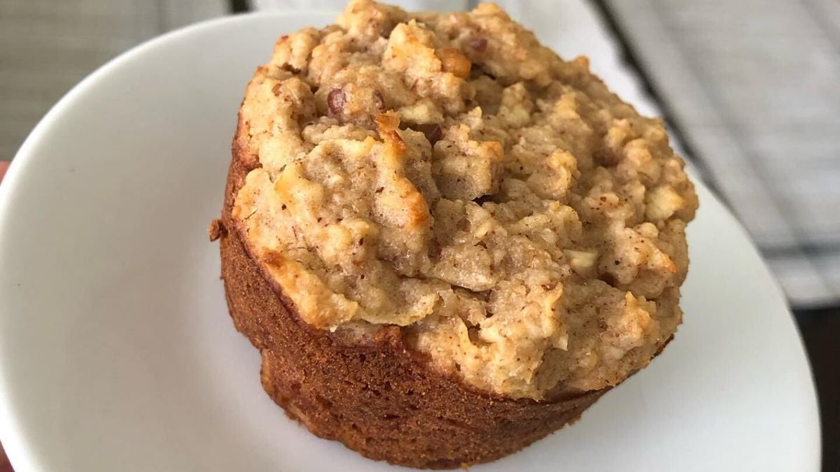 Los muffins de avena y manzana no llevan harina ni azúcar. Foto: gentileza TN. Los muffins de avena y manzana no llevan harina ni azúcar. Foto: gentileza TN.