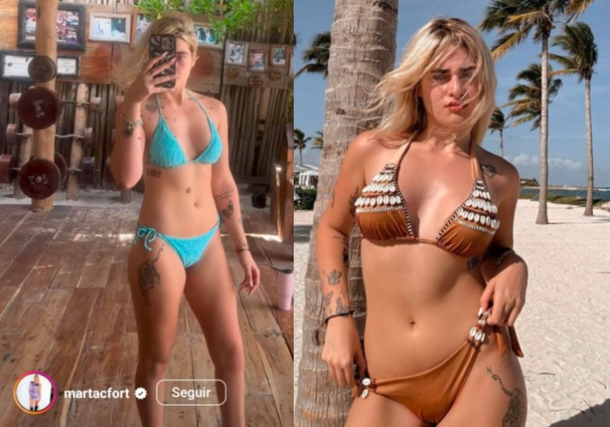 En micro bikini ultra XXS, Martita Fort deslumbra con su figura desde Tulum. En micro bikini ultra XXS, Martita Fort deslumbra con su figura desde Tulum.