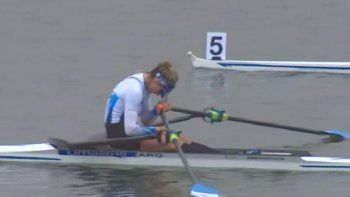 La remera Milka Kraljev logró la medalla de plata en single scull ligero