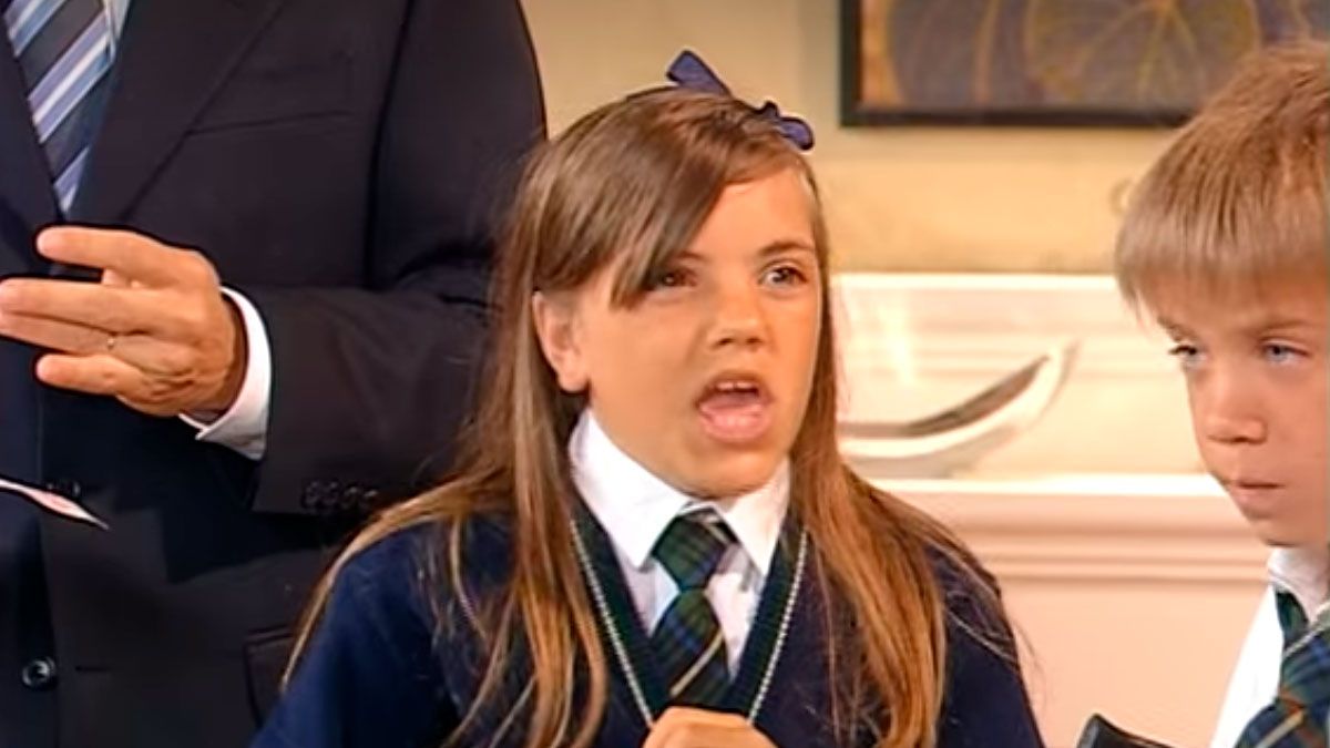 Malena Luchetti interpretó a la joven Micaela Iraola cuando tenía 12 años. Malena Luchetti interpretó a la joven Micaela Iraola cuando tenía 12 años.