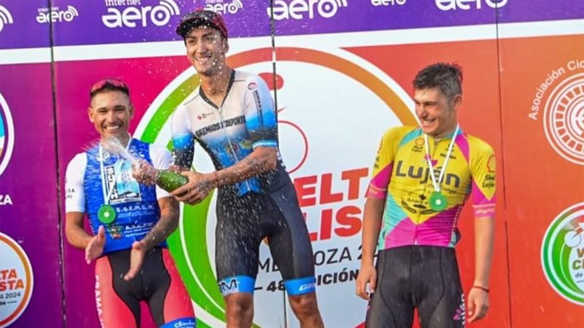 El Roly Navarrete ganó la sexta etapa de la Vuelta de Mendoza.