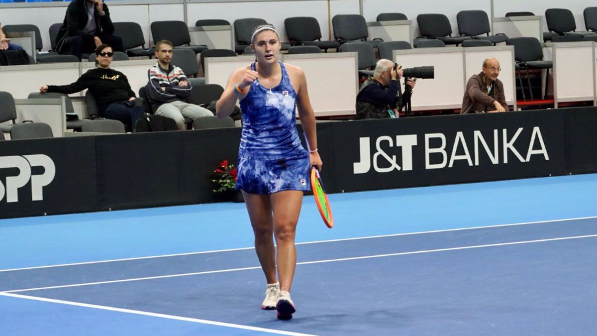 Julia Riera le dio el primer punto a Argentina ante Eslovaquia en la Copa Billie Jean King Julia Riera le dio el primer punto a Argentina ante Eslovaquia en la Copa Billie Jean King