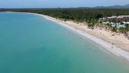 Esta playa se ubica al norte de República Dominicana. Foto: imagen de drone de Atilio Spinello (H)