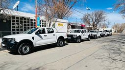 Las nuevas unidades que se sumaron al parque automotor de Santa Rosa.
