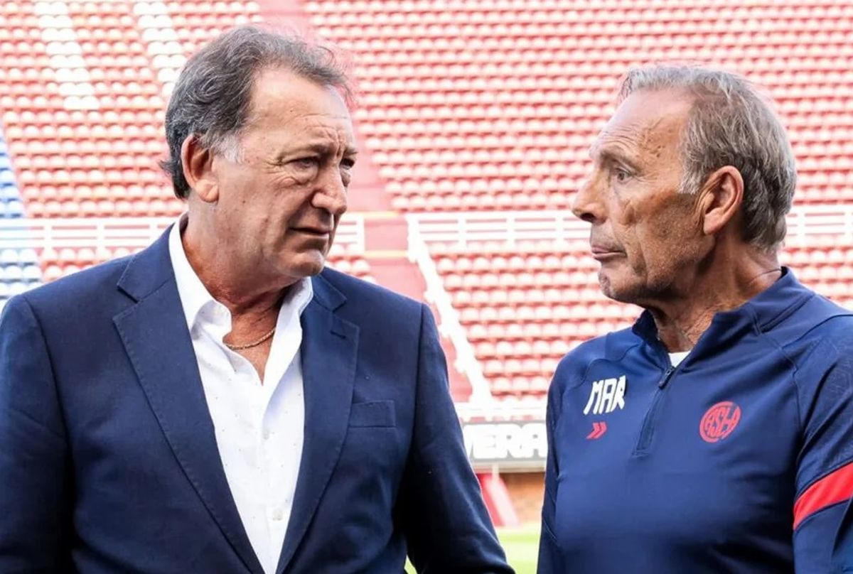 Julio Lopardo junto a Miguel Ángel Russo.