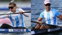 Brenda Rojas y Agustín Vernice estuvieron imparables en la cosecha de medallas de oro del canotaje argentino en los Juegos Suramericanos 2026