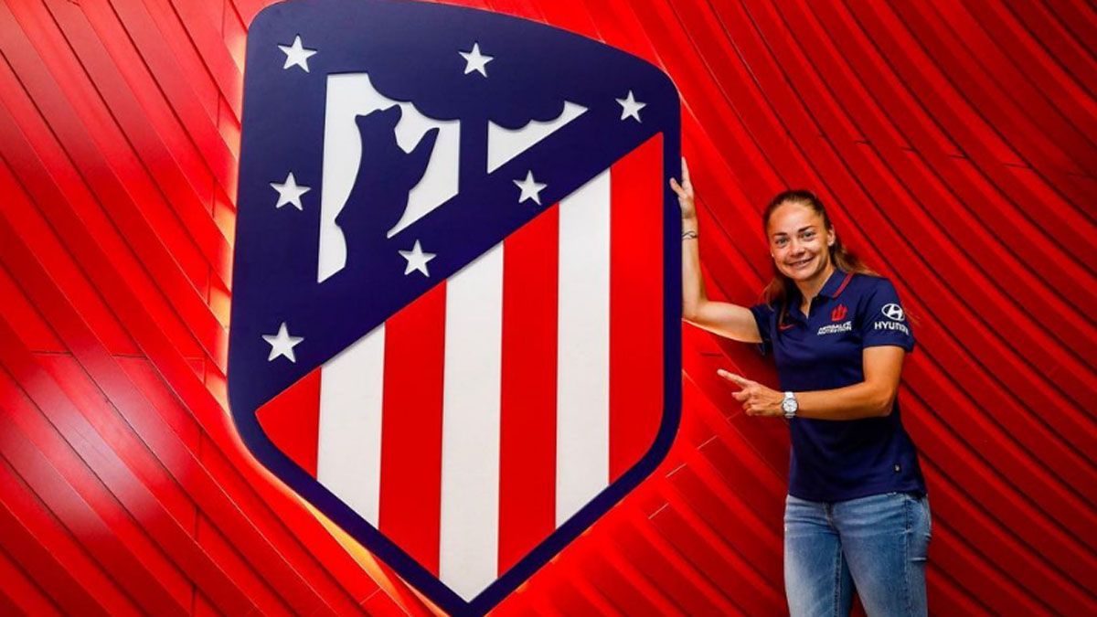 La mendocina completó una muy buena temporada en el Atlético Madrid