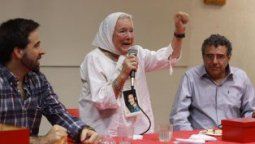 Nora Cortiñas llegó a Paraná en el Día de la Madre Tierra