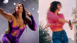 Nathy Peluso. Antes y tonificado después.&nbsp;
