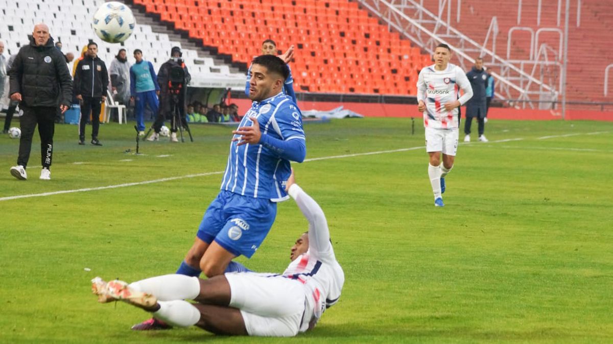 Nahuel Ulariaga marcó el gol de Godoy Cruz, en el partido del pasado 25 de mayo pasado, que se suspendió por incidentes. Nahuel Ulariaga marcó el gol de Godoy Cruz, en el partido del pasado 25 de mayo pasado, que se suspendió por incidentes.
