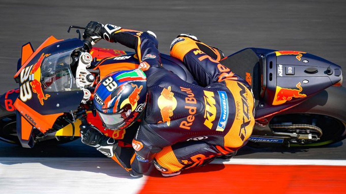 Brad Binder fue el más rápido en el MotoGP