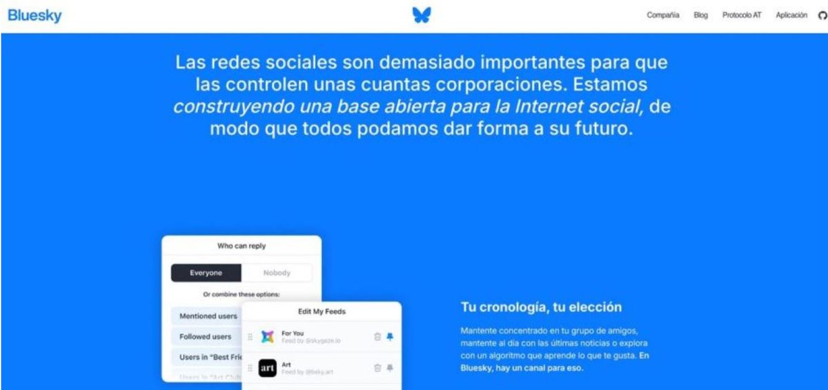 Red en crecimiento. Bluesky es la red social que ya suma más de 20 millones de usuarios. Red en crecimiento. Bluesky es la red social que ya suma más de 20 millones de usuarios.