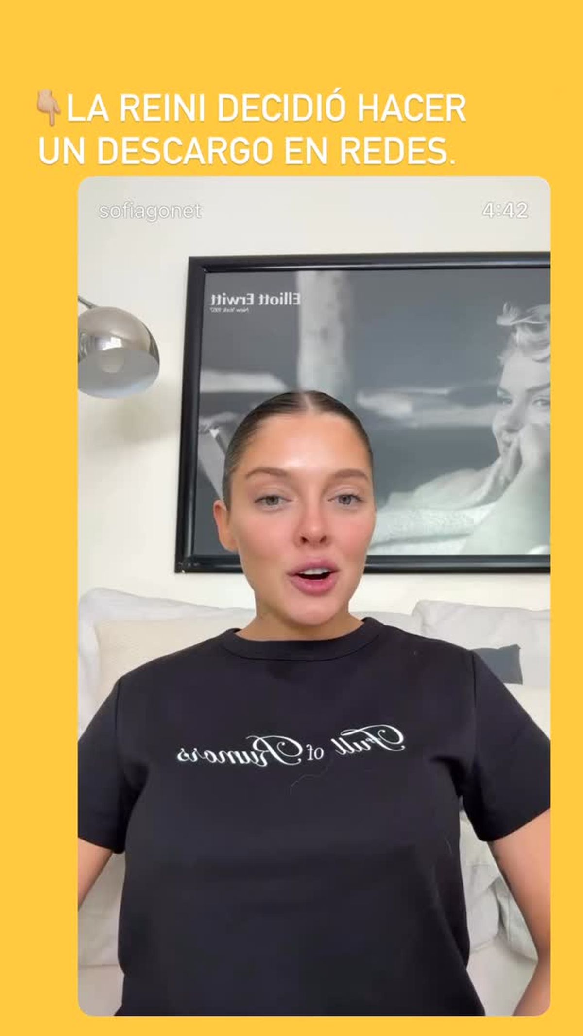 El video de Sof&iacute;a Gonet tras publicar sus chats privados con Homero Petinatto.