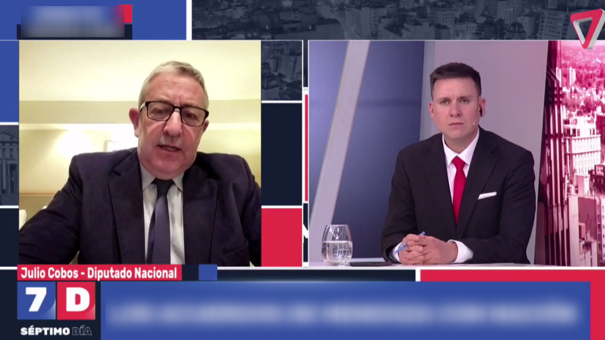 Julio Cobos pasó por Séptimo Día en la previa del tratamiento de la Ley Bases y el paquete fiscal.