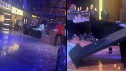 El video de un crucero que vivió un momento de terror cuando se inclinó 45 grados y sorprendió a toodos