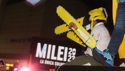 Festejos en noviembre de 2023 tras la victoria de Javier Milei.