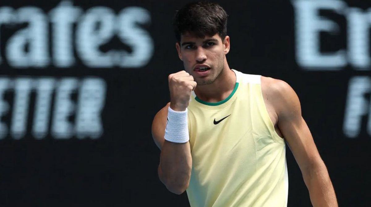 Carlos Alcaraz está por primera vez en octavos de Australia