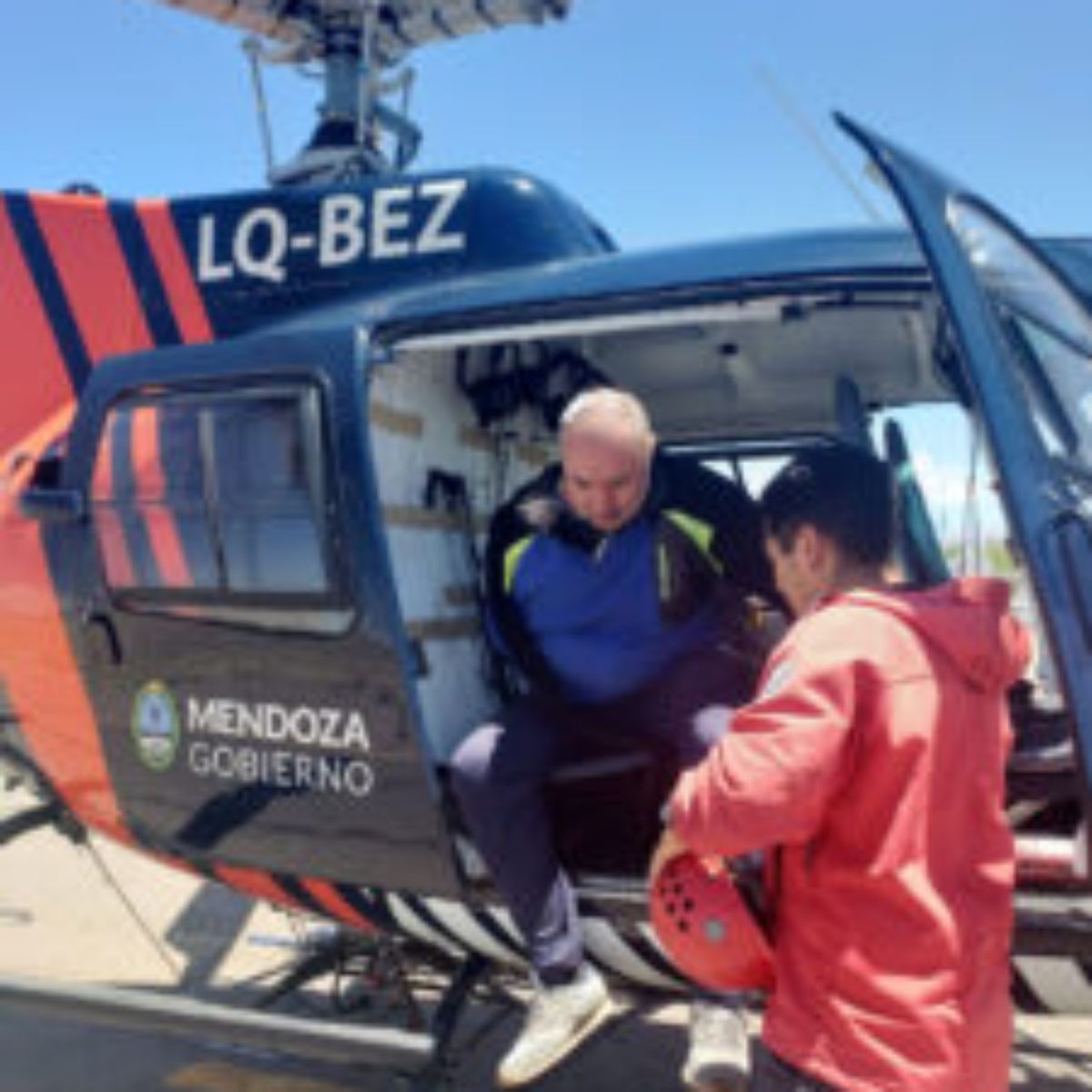 El accidente en San Rafael no pasó a mayores, ya que el hombre de 52 años pudo ser derivado al hospital regional sin peligro para su vida.