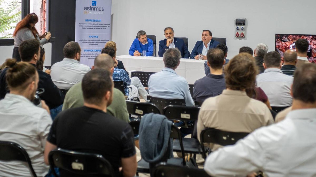 Una capacitación de Asinmet (Asociación de Industriales Metalúrgicos de la Provincia de Mendoza).
