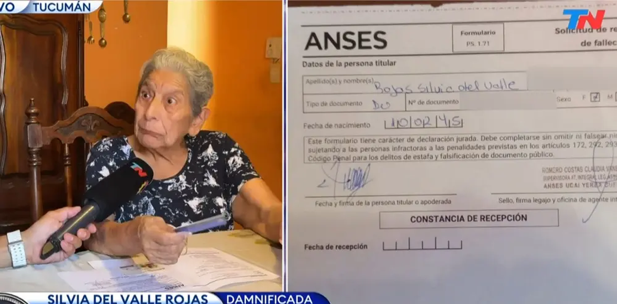 Calvario. Una mujer de 80 años fue dada por fallecida y ahora el ANSES no le quiere pagar su jubilación. Calvario. Una mujer de 80 años fue dada por fallecida y ahora el ANSES no le quiere pagar su jubilación. 