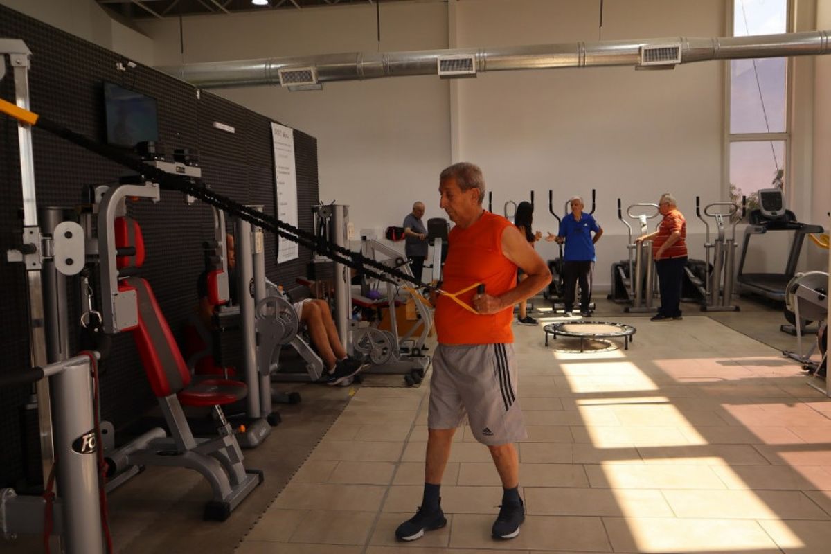 En el gimnasio del Hospital Universitario trabajan en conjunto la UNCuyo y la Fuesmen.