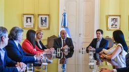 La dirgencia del PJ mendocino se reunió este marte con el ministro de Gobierno y el jefe de gabinete oara afinar las estragegias de cara al 2023