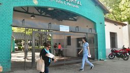 La víctima se presentó al hospital Perrando con una herida abierta, pero la boca cerrada. Imagen: Primero Chaco