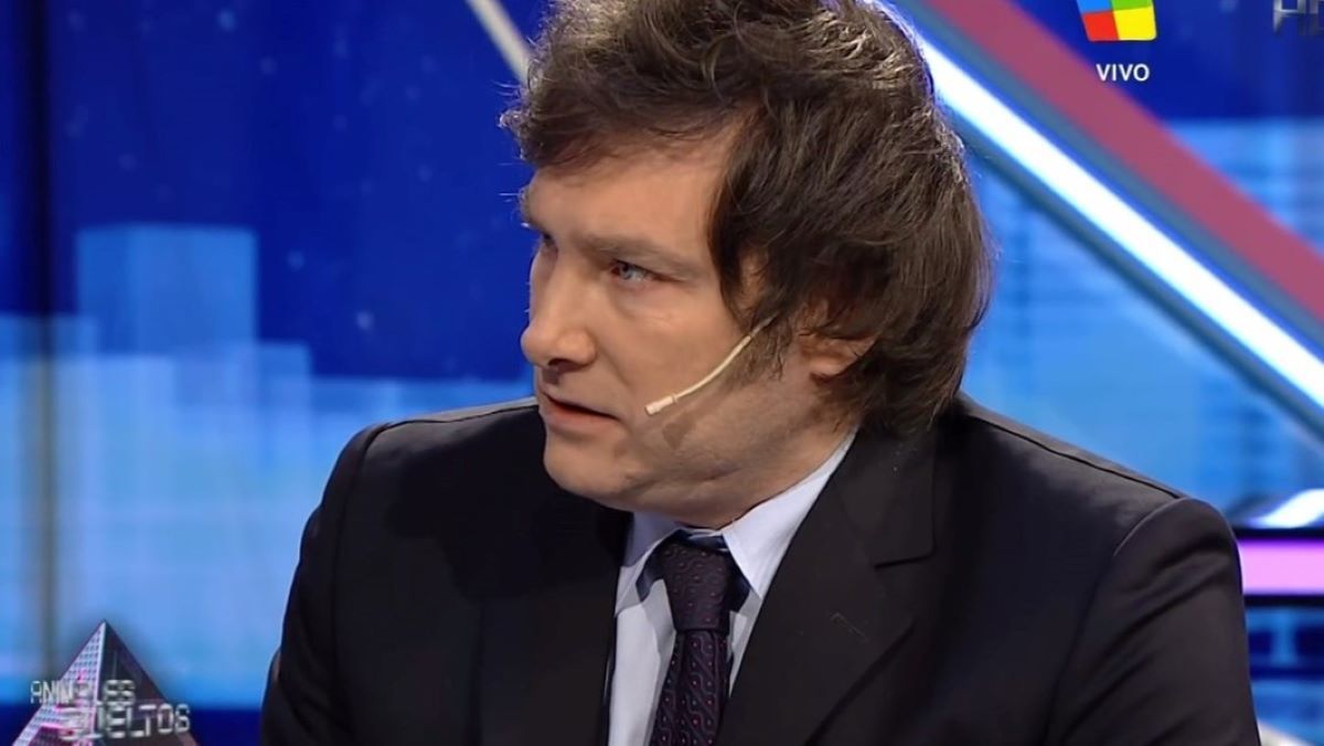 Milei, durante su nacimiento mediático, a fines de la década pasada. Milei, durante su nacimiento mediático, a fines de la década pasada.