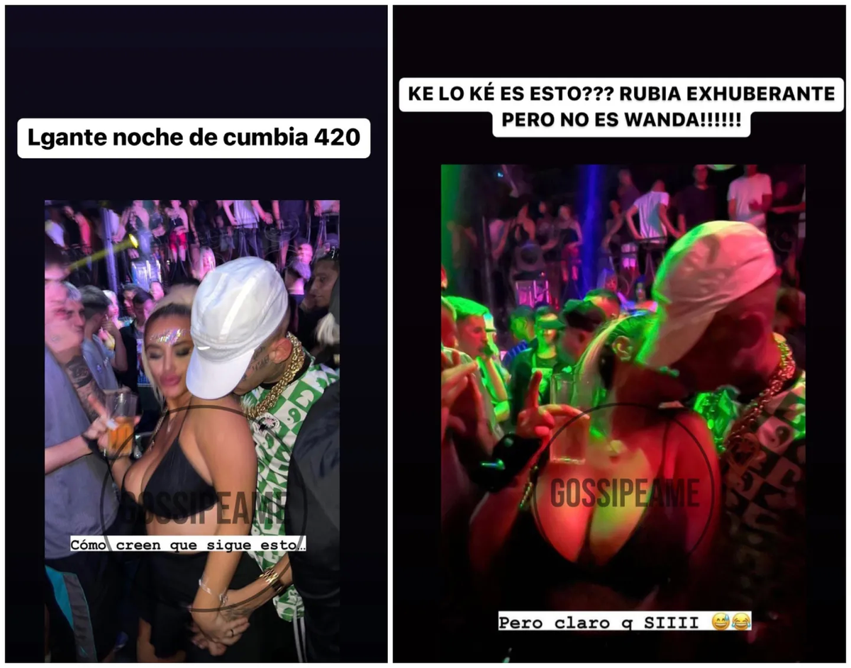 L-Gante en la cama con una chica: ¿Quién es la tercera en discordia con  Wanda Nara?