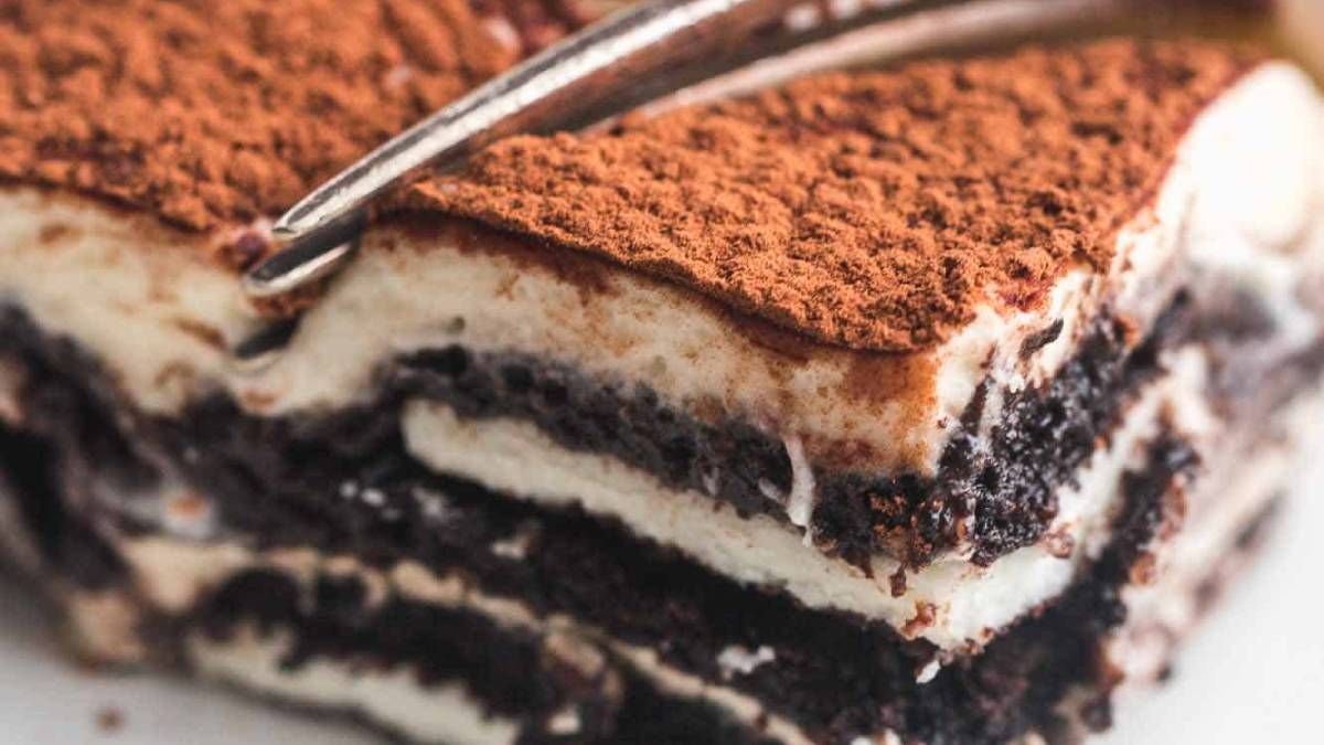 Tiramisú de oreo, una de las recetas más originales, fáciles y deliciosas.