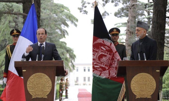 Pese a las críticas de la OTAN, Hollande celebró la retirada de tropas de Afganistán