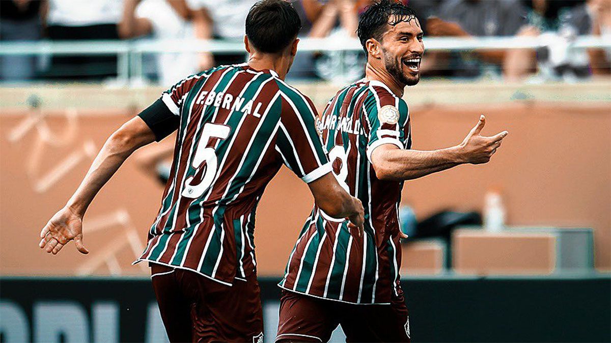 Matheus Martinelli abrió la cuenta para Fluminense ante Al Hilal.