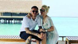 Fotos y mensajes románticos en la mini luna de miel de Wanda y Mauro