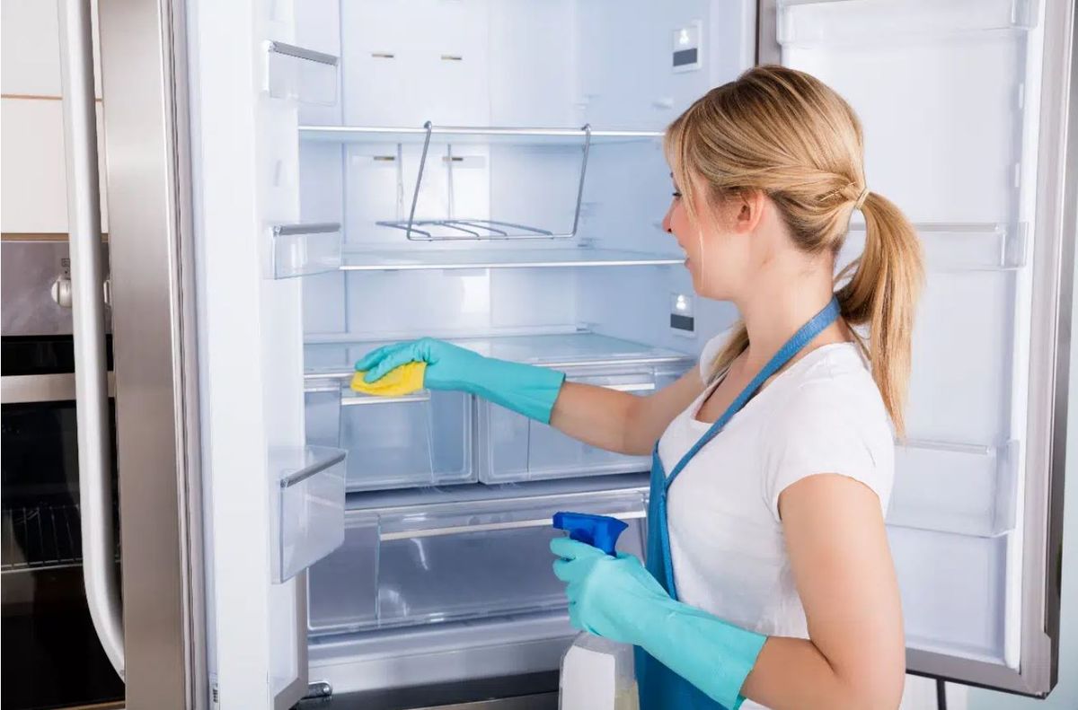 Heladera limpia. El sencillo truco para dejar la heladera brillante. Heladera limpia. El sencillo truco para dejar la heladera brillante.