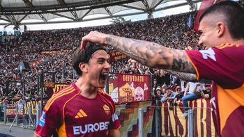 Dybala fue fundamental en el triunfo de la Roma y recibió una ovación con aroma a despedida