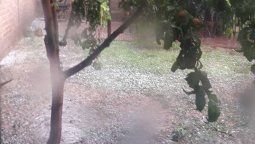 Precipitaciones de granizo afectaron a varios departamentos de Mendoza