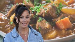 Anabel Pantoja enseña cómo hacer carne con papas al mejor estilo Sevilla